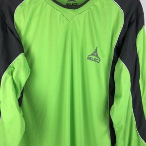 SELECT Player’s Choice GOALKEPPER JERSEY. Neon Green And Grey Size M NWOT